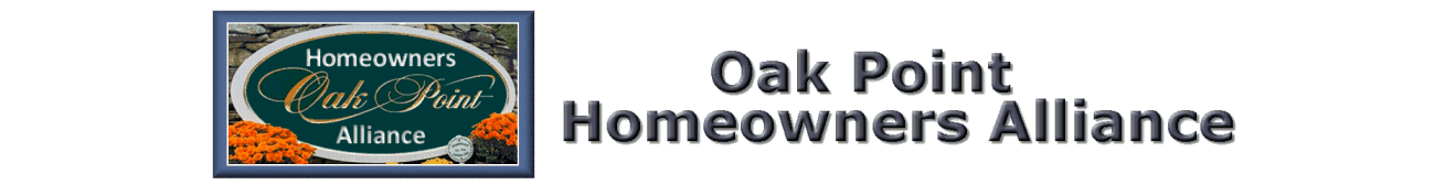 Oak Point Homeowners Alliance